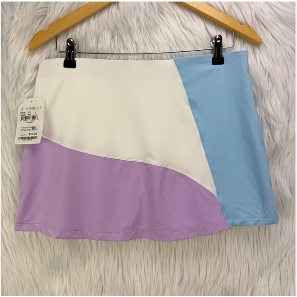 Sofibella Palm Beach 13" Skort Skirt Pickleball Tennis Golf UPF Wicking Active - Picture 5 of 16